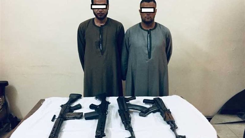 ضبط 4 بنادق في مشاجرة