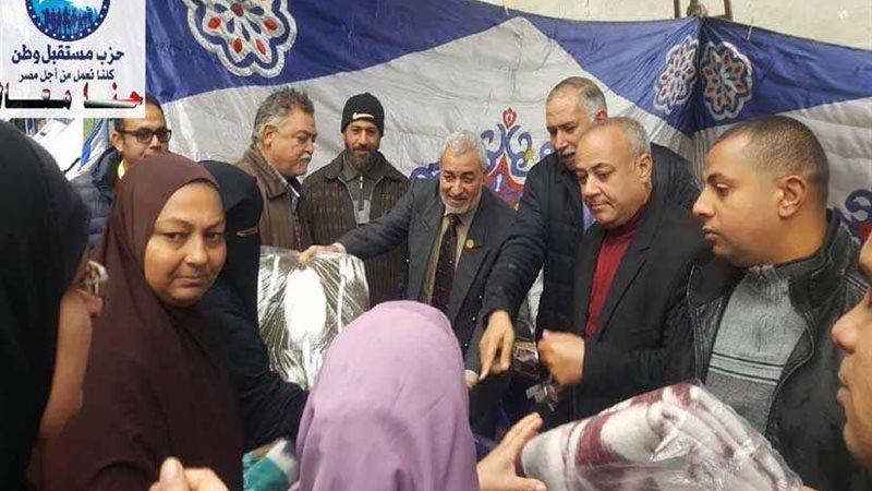 قافلة طبية وبطاطين