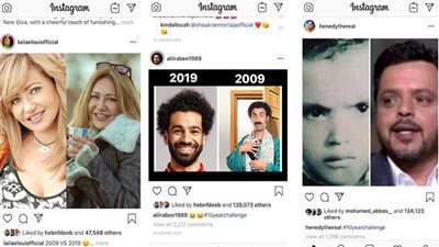 الفنانون يتفوقون على الإعلاميين في تحدي 10 سنوات