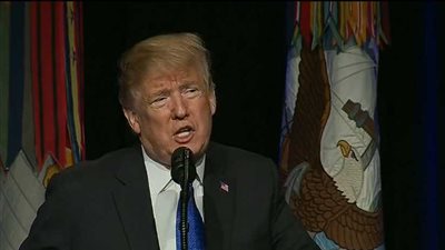 مباشر.. كلمة ترامب بخصوص استراتيجية الدفاع الجديدة