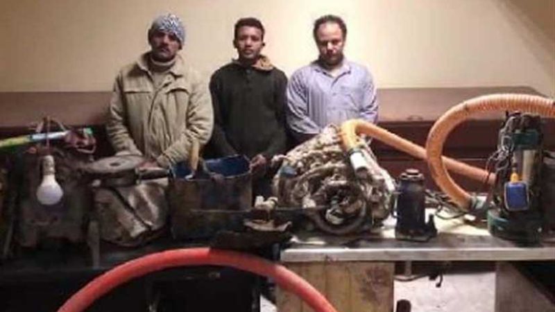 ضبط ثلاثة أشخاص بصفط