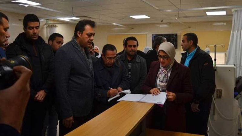 وزيرة الصحة تتفقد