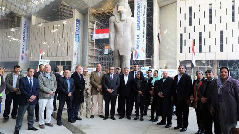 وزير الآثار يتابع