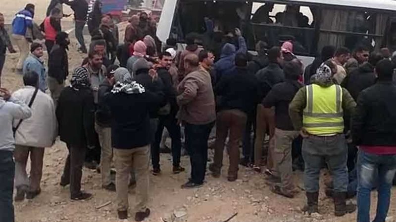 إصابة 20 عاملا إثر