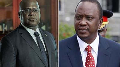 رئيس كينيا يهنئ الرئيس الكونغو الديمقراطية بفوزه