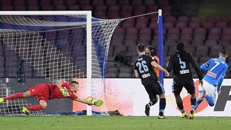 فوز نابولي على لاتسيو