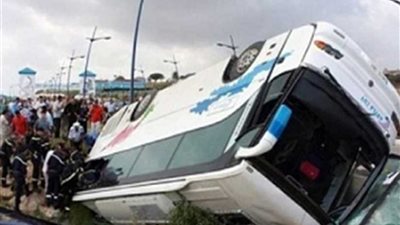 ارتفاع ضحايا تصادم حافلة بخزان وقود بـ