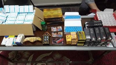 ضبط أدوية مخدرة ومهربة في منشأة بدون ترخيص بطنطا