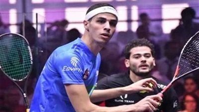 علي فرج وطارق مؤمن يتأهلان لقبل نهائي بطولة جي بي مورجان للاسكواش