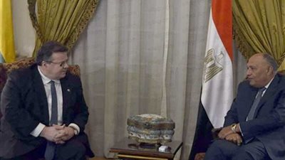وزير خارجية ليتوانيا يعرب عن تقديره لدور مصر 