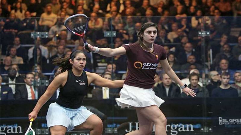 نور الشربيني أمام