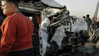 مصرع 7 أشخاص وإصابة 21 آخرين في حادث مروع بالبحيرة