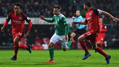 فرانكفورت يتعادل مع فيردر بريمن 2-2 في الدوري الألماني