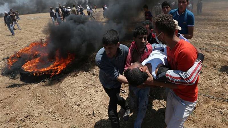 إصابة 13 فلسطينيا