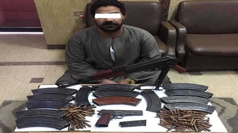 ضبط بندقية و14خزينة