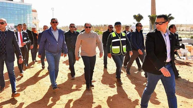 السيسي يزور مدينة