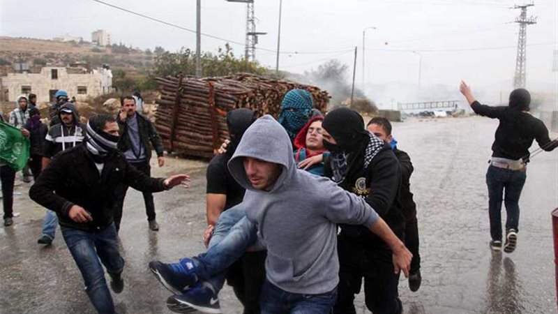 إصابة 20 فلسطينيا