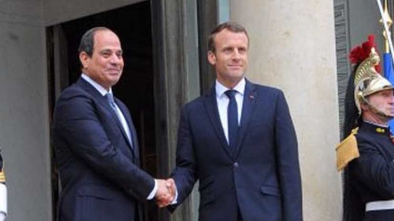 ماكرون يصل مصر اليوم