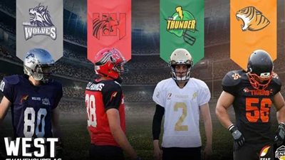 نظام الشرق والغرب في الدوري المصري لكرة القدم الأمريكية