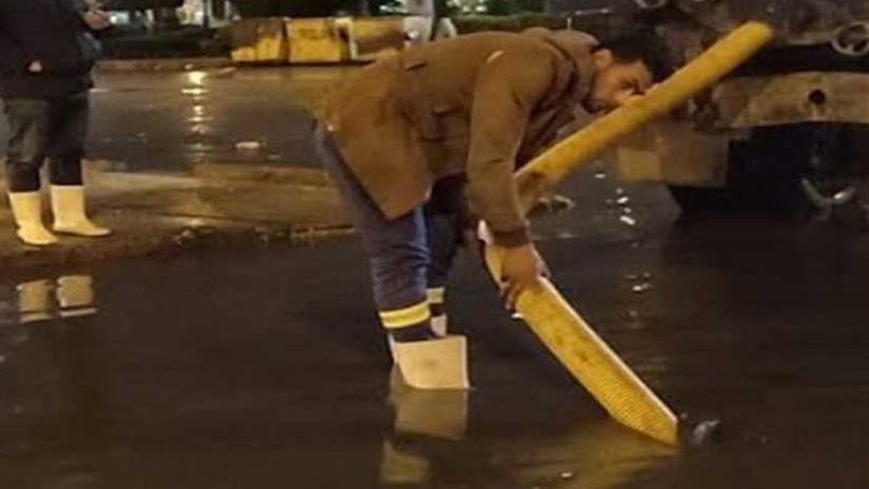 شفط تجمعات مياه الأمطار