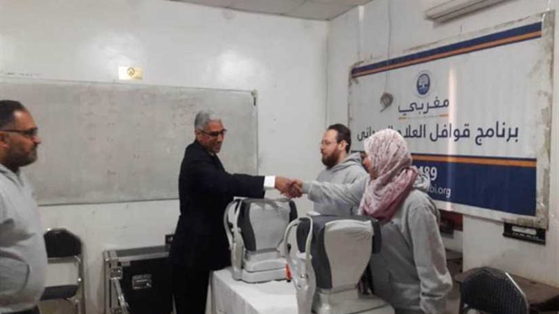 قافلة طبية للعيون