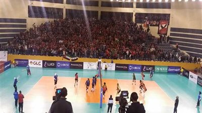 سيدات طائرة الأهلي يفوز على سبورتنج 3/ صفر