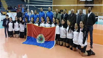 سيدات طائرة الزمالك تفوز على الدفاع الحسني المغربي 3 / صفر