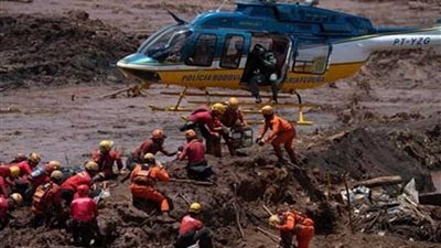 ارتفاع عدد قتلى انهيار سد في البرازيل إلى 99 قتيلا