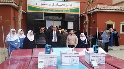 طلاب طب بني سويف تبرعوا لقسم الطوارئ