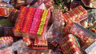 ضبط 8602 قطعة حلوى منتهية الصلاحية بمركز ديروط