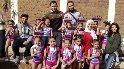 فريق أكاديمية هليوبوليس يفوز بـ12 ميدالية في بطولة الجمهورية للجمباز