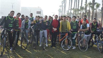 العبسي تشارك بالماراثوان الرياضي للوفد بالجيزة