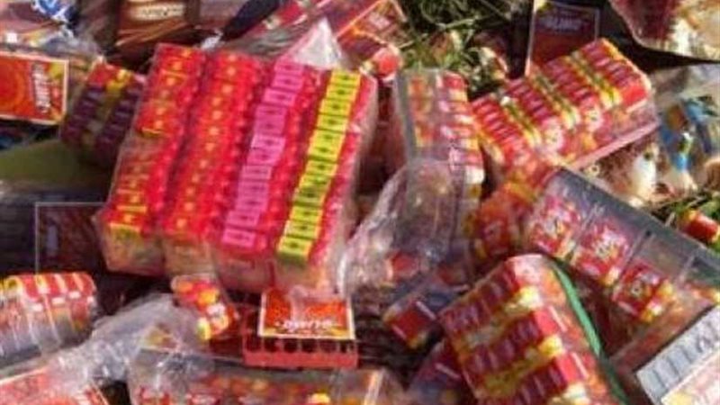 ضبط 8602 قطعة حلوى