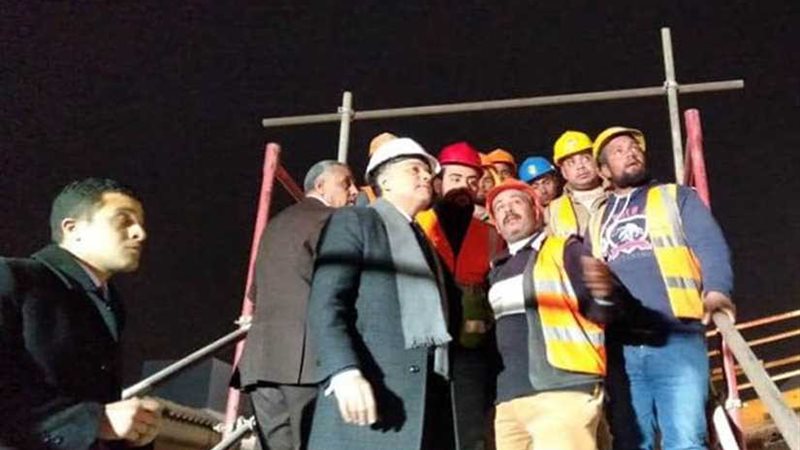 وزير النقل يتفقد