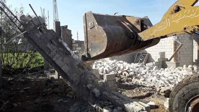 إزالة ١٧٦ حالة تعدٍّ على أملاك الدولة بالدقهلية