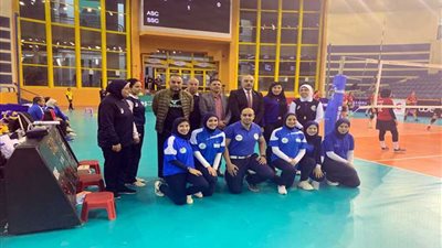 سيدات سبورتنج تفوز على الصيد فى البطولة العربية للطائرة