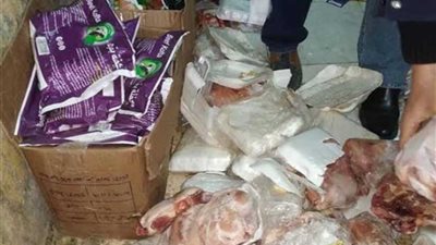ضبط ثلاجة تبيع لحوم منتهية الصلاحية بـ” المنوفية“