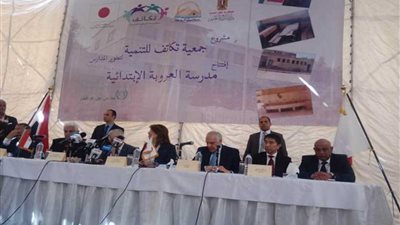 وزيرا التعليم والتضامن يفتتحان أعمال التطوير بمدرسة العروبة الابتدائية بإمبابة