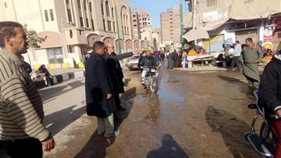 حمله لرفع الإشغالات بمغاغة بالمنيا