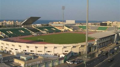 بدء تطوير استاد بورسعيد استعدادًا لـ