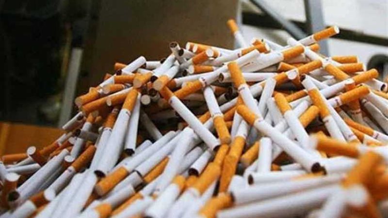 ضبط ١٧٩٩ خرطوشة سجائر