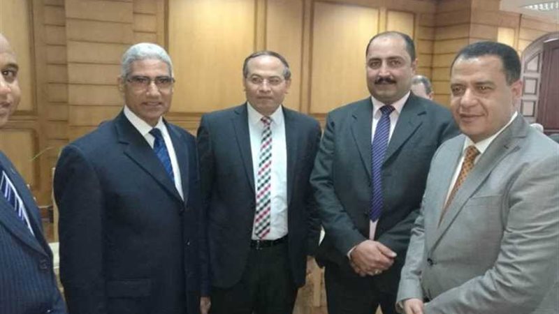 وفد من جامعة أسيوط