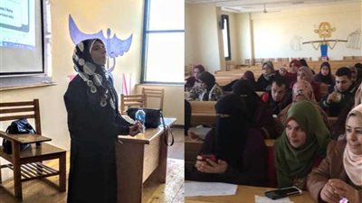 ندوة عن الإيميل الجامعي واستخداماته بكلية التمريض جامعة دمنهور