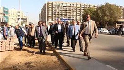 محافظ القاهرة يتفقد أعمال تطوير شارع أحمد فخري
