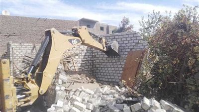 إزالة 2817 حالة تعد على أراضي الدولة بالدقهلية