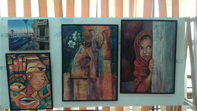 36 عملاً فنياً لجامعة المنيا بمعرض الفنون بأسبوع الجامعات في كفر الشيخ