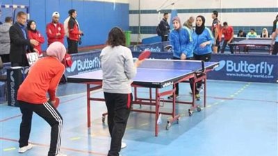 تنس طاولة المنوفية يحقق 3 انتصارات خلال أسبوع شباب الجامعات