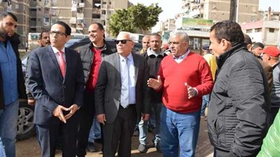 محافظ بورسعيد يتفقد تطوير حديقة الفرما ونهضة مصر