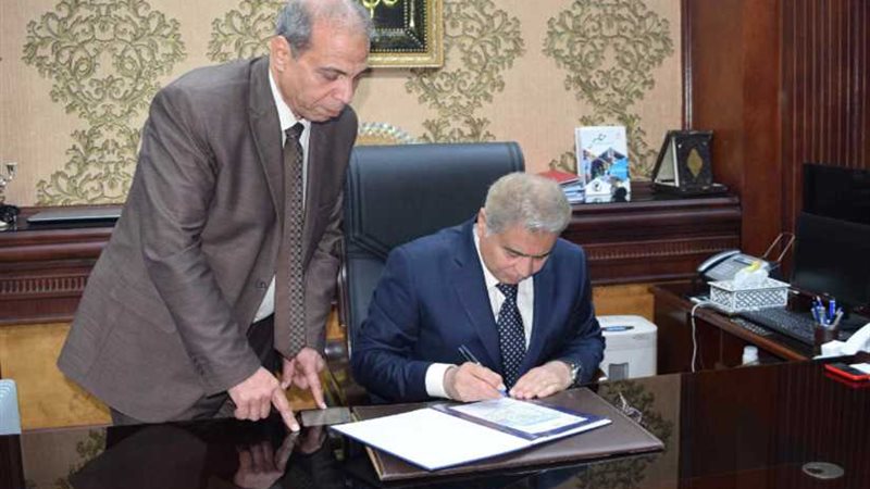 محافظ المنيا يعتمد