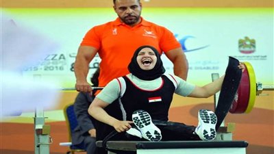 رحاب أحمد تتوج بذهبية العالم لرفعات القوى لذوي الهمم بالإمارات